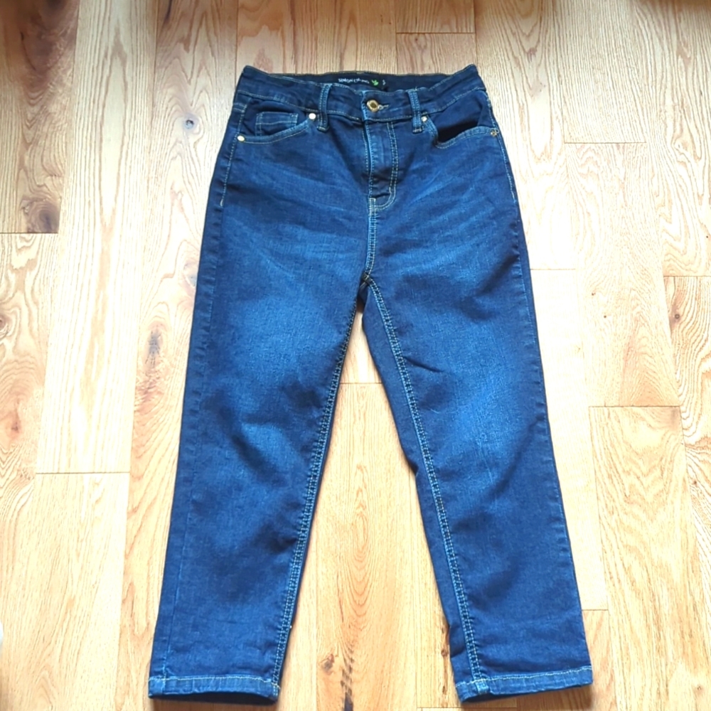 Simon Chang. Dark Jeans. Size Small